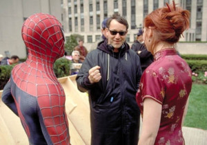 Spiderman - Sam Raimi directs Tobey Maguire and Kirsten Dunst