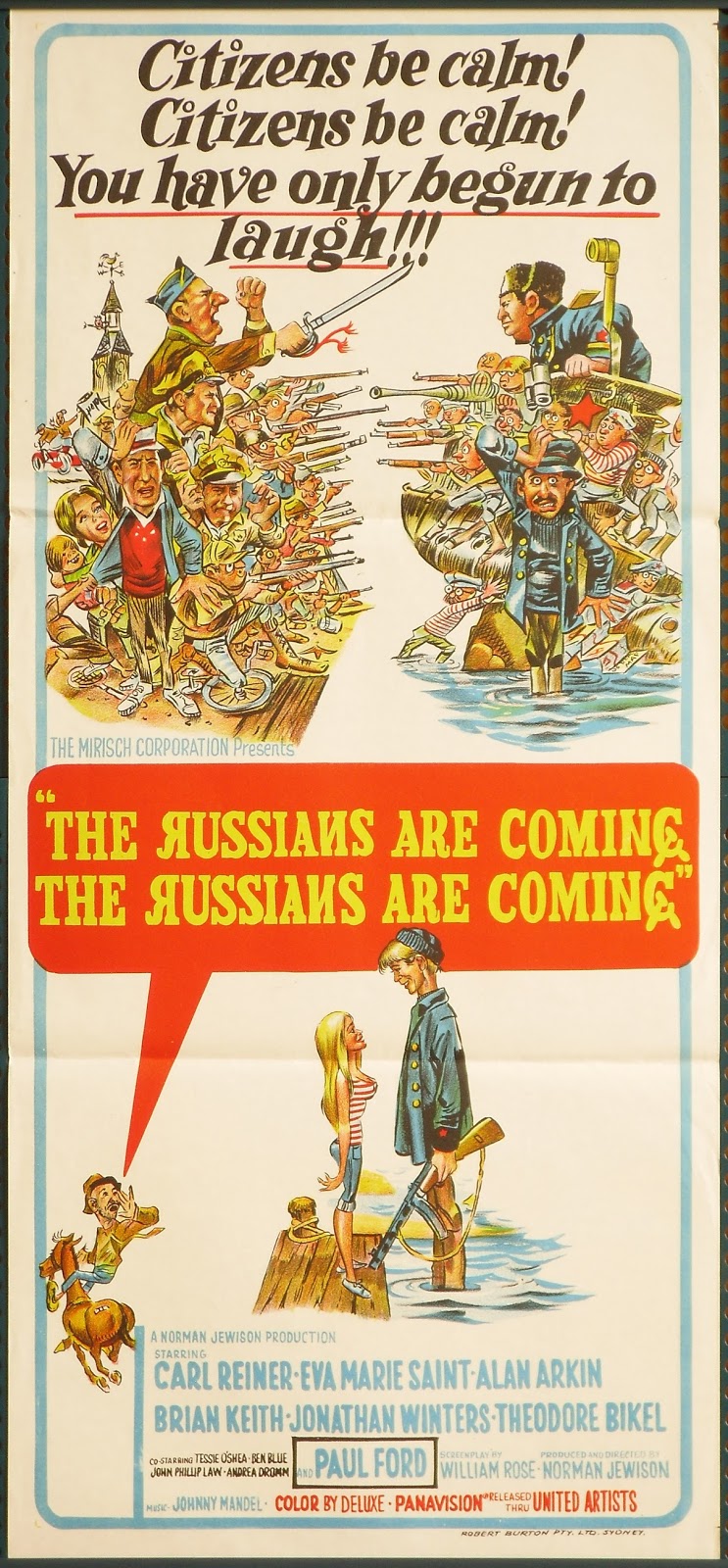 Jack Davis THE RUSSIANS ARE COMING THE RUSSIANS ARE COMING (1966) poster