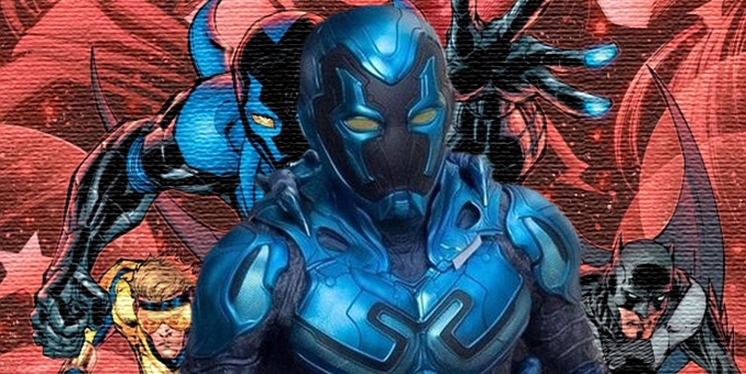 Blue Beetle film and comic book