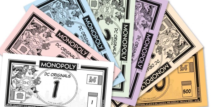 DC Comics Monopoly Money