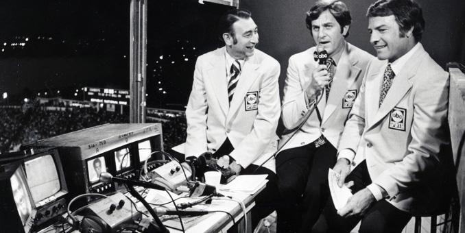 Howard Cosell Don Merdith Frank Gifford