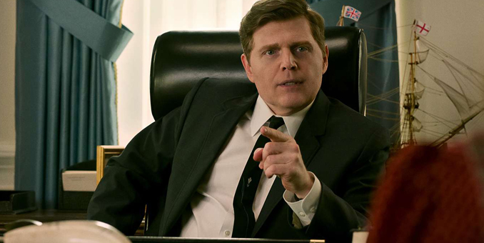 Unfrosted Bill Burr as JFK